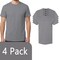 Gildan Heavy Cotton Crewneck T-Shirt Craft Bundle, Graphite Heather Unisex Short Sleeve Blanks for DIY Printing